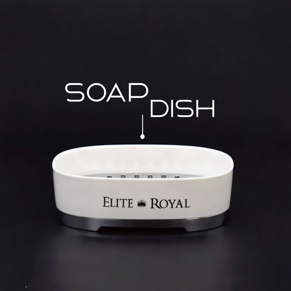 Elite Royal 4-Piece Bathroom Countertop Accessory Set
