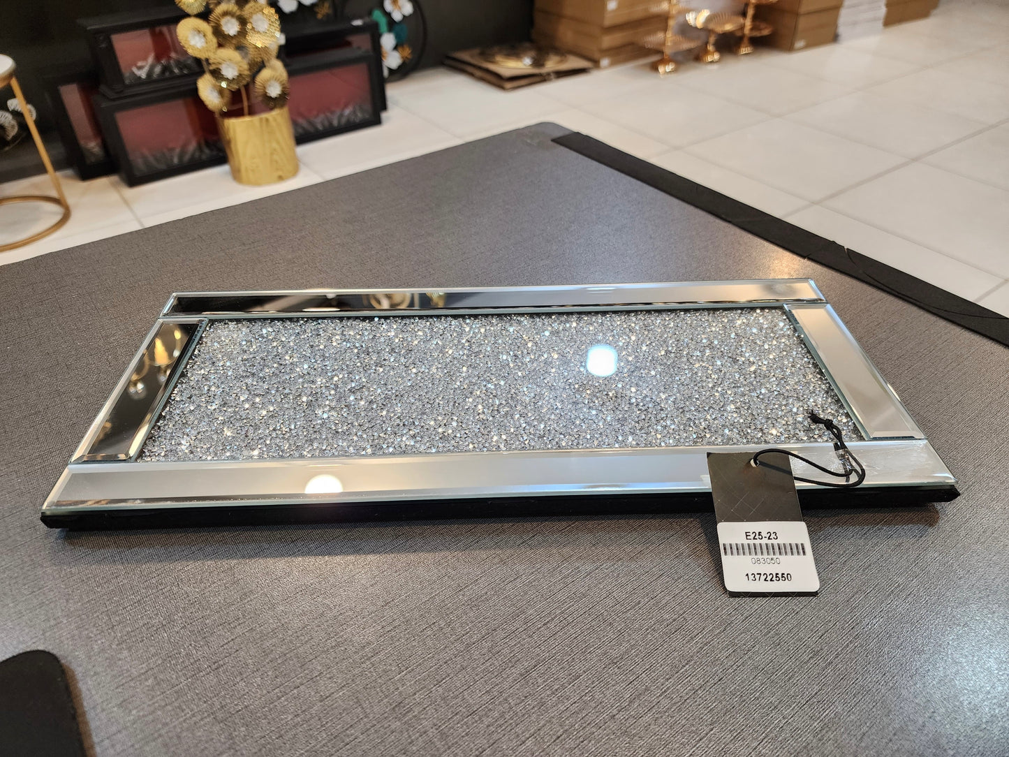 Elegant Mirrored Decorative Tray