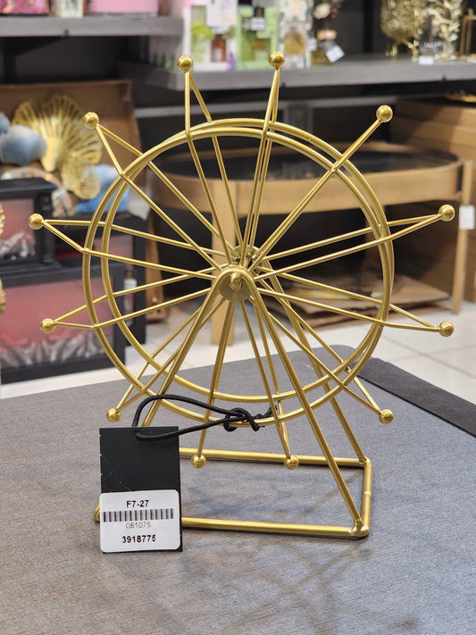 Golden Meridian Ferris Wheel Decor