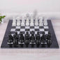 Opulent Elegance: White & Black Marble Chess Set (Only In Karachi)