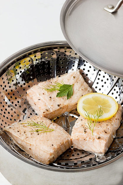 Adjustable Stainless Steel Vegetable Steamer Basket