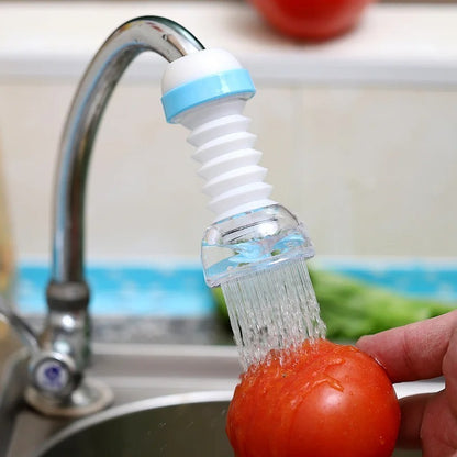 Flexible 360° Rotating Faucet Aerator and Splash-Proof Extender