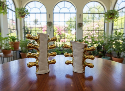 The Gilded Tines Vase Set (2 Piece)