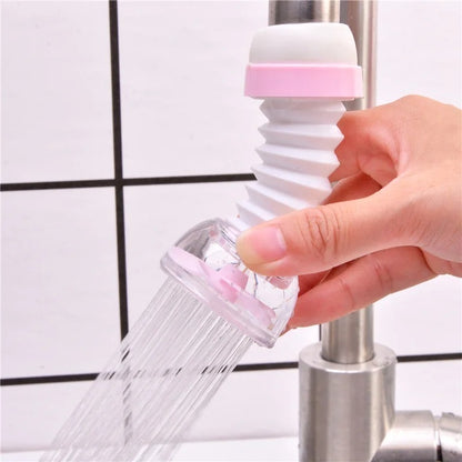 Flexible 360° Rotating Faucet Aerator and Splash-Proof Extender