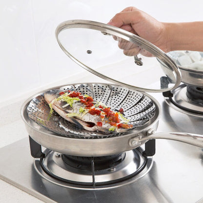 Adjustable Stainless Steel Vegetable Steamer Basket