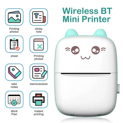 Mini Portable Wireless Thermal Pocket Printer