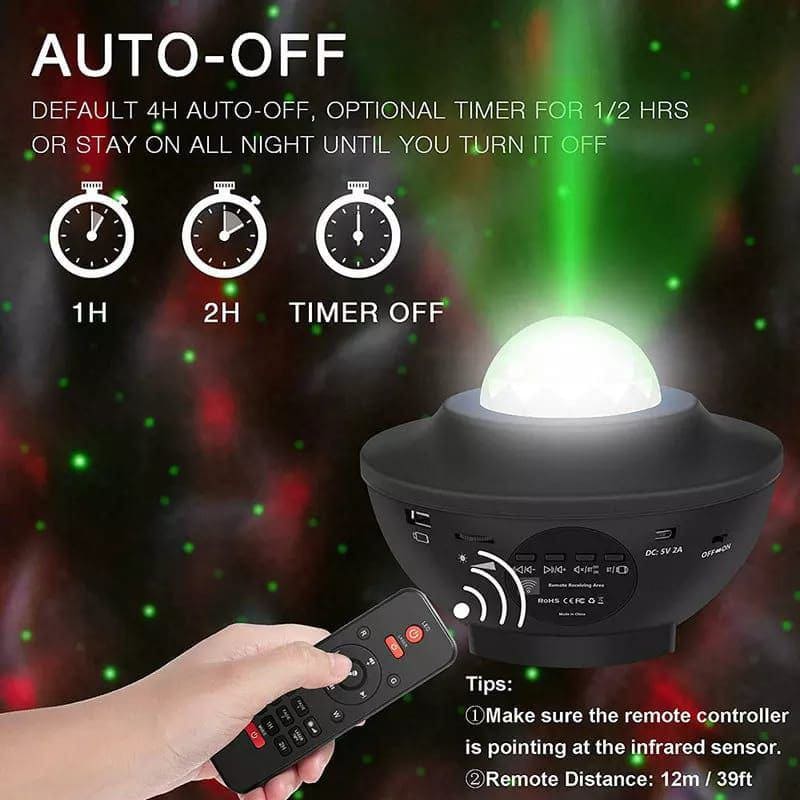 Galaxy Star Projector with LED Nebula Cloud