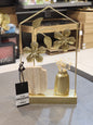 Gilded Botanical House Silhouette