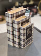 Burberry Style Decorative Book Showpiece Set