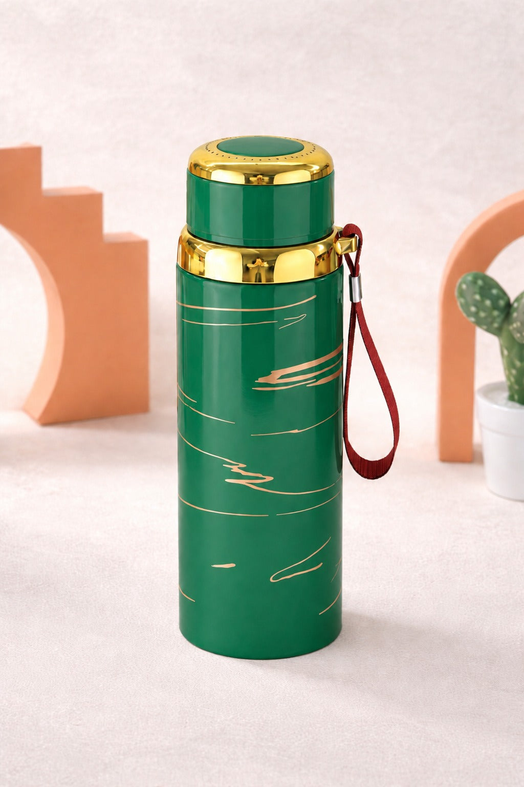 Marble Print Stainless Steel Vacuum Insulated Water Bottle