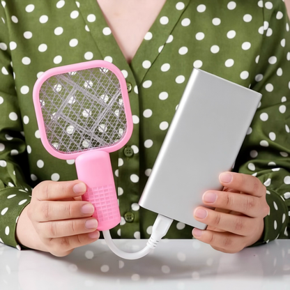 USB Rechargeable Mini Electric Mosquito Swatter