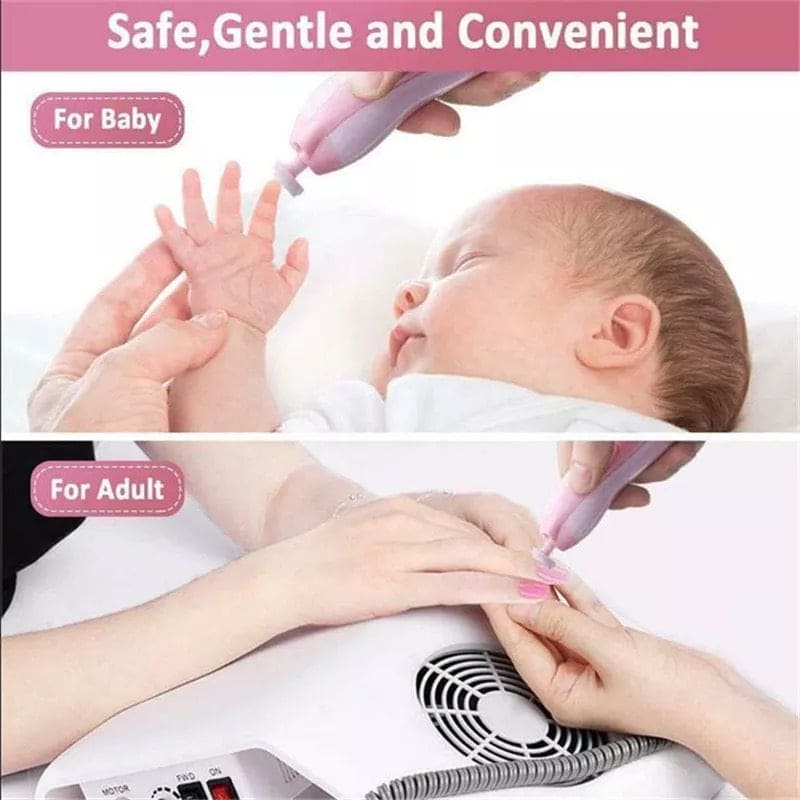 Electric Baby Nail Trimmer & Manicure Set