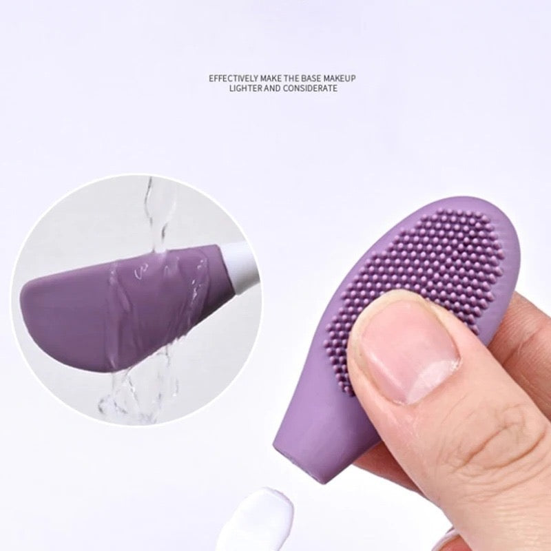 2-in-1 Dual-Headed Silicone Face Mask Brush and Scrubber