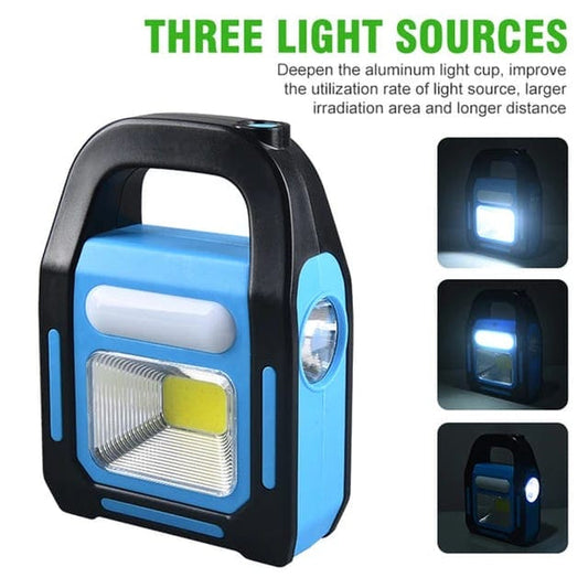 Multi-Functional Solar Rechargeable LED Work Light