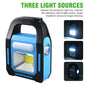 Multi-Functional Solar Rechargeable LED Work Light