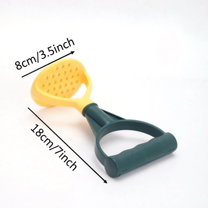 Small Colorful Ergonomic Potato Mashers  Set