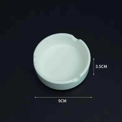 METALLIC GOLDEN GAZELLE STYLE ASH TRAY DECOR FOR TABLE AND HOME