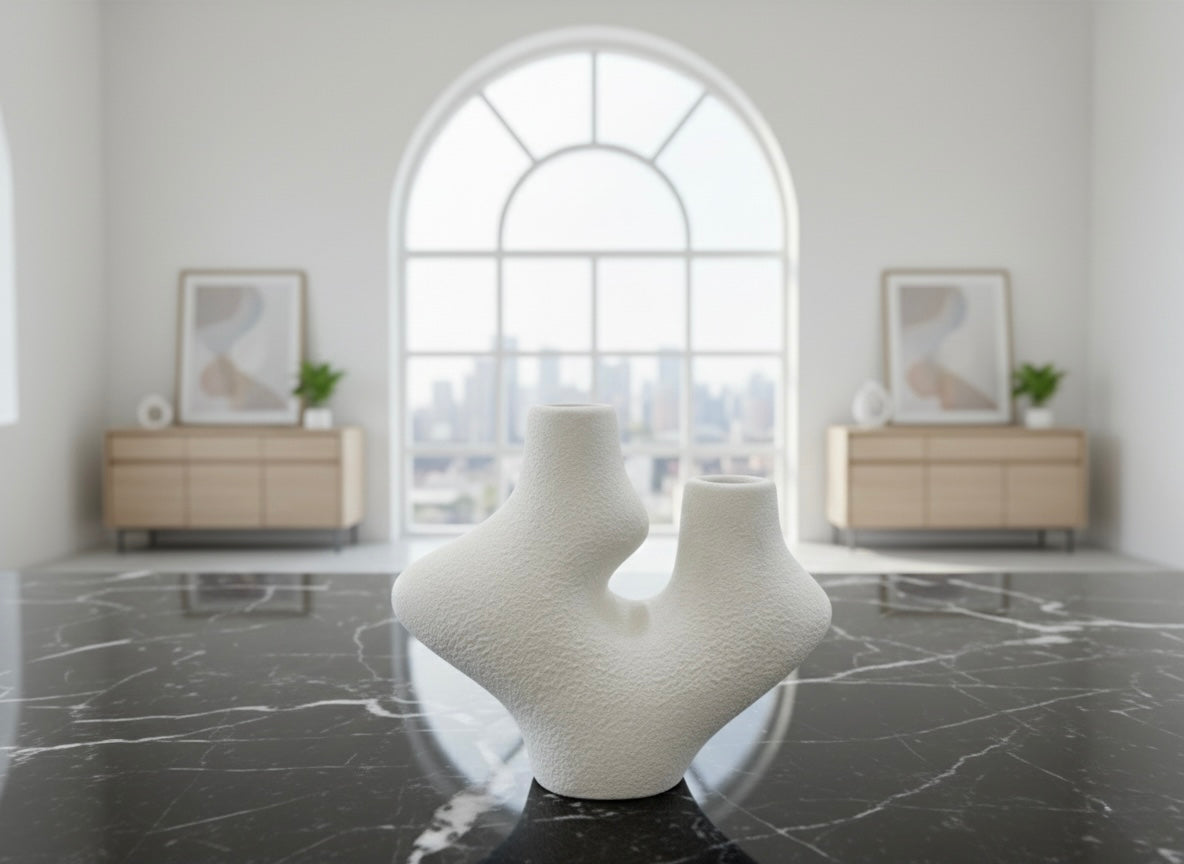 Organic Minimalist Ceramic Vase