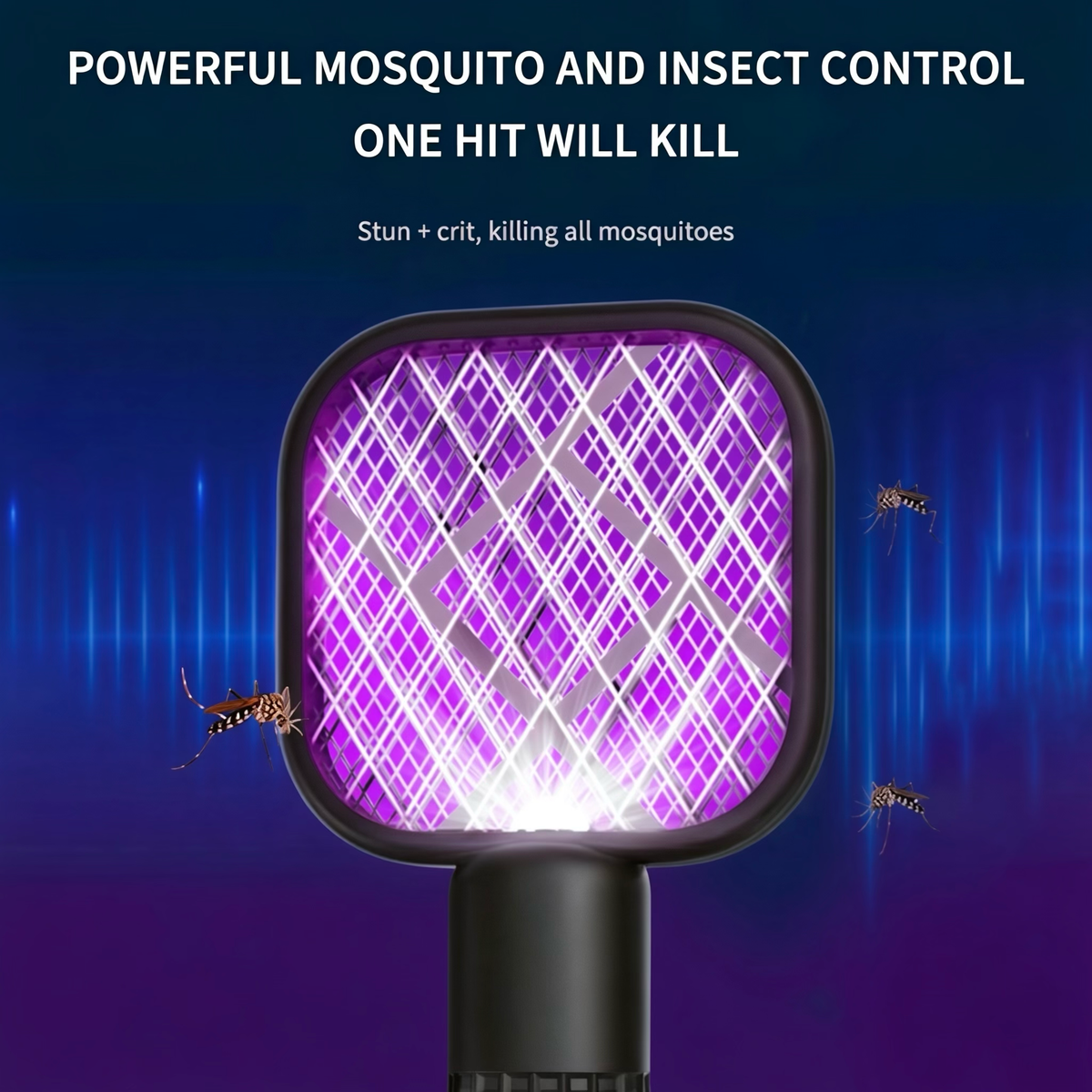 USB Rechargeable Mini Electric Mosquito Swatter