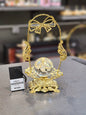 Decorative Bow and Crystal Ball Basket