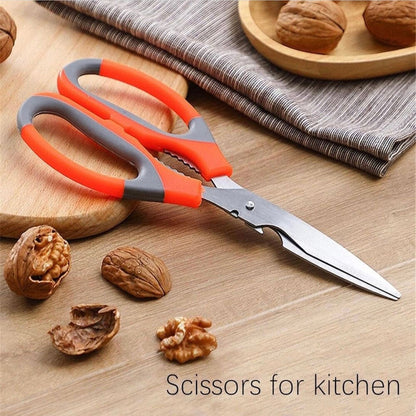 Multi-Functional Stainless Steel Kitchen Scissors