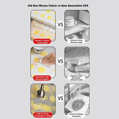 Waterproof Anti-Slip Kitchen Shelf and Drawer Liner Rolls