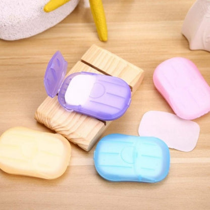 Portable Mini Travel Paper Soap Sheets (8 box)