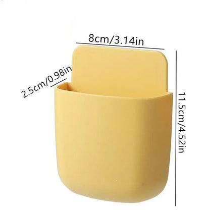 Wall-Mounted Remote Control and Phone Holder