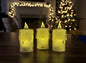 Battery-Operated LED Flickering Flameless Votive Candles with Dripping Wax Effect (Big) (3 Piece)