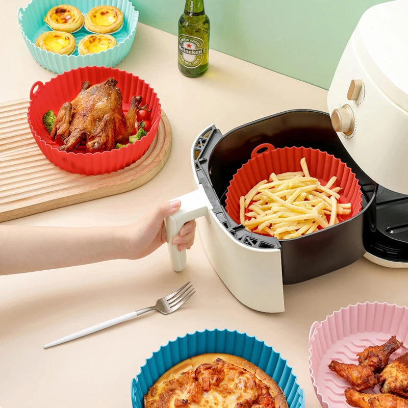 Reusable Silicone Air Fryer Liner Basket