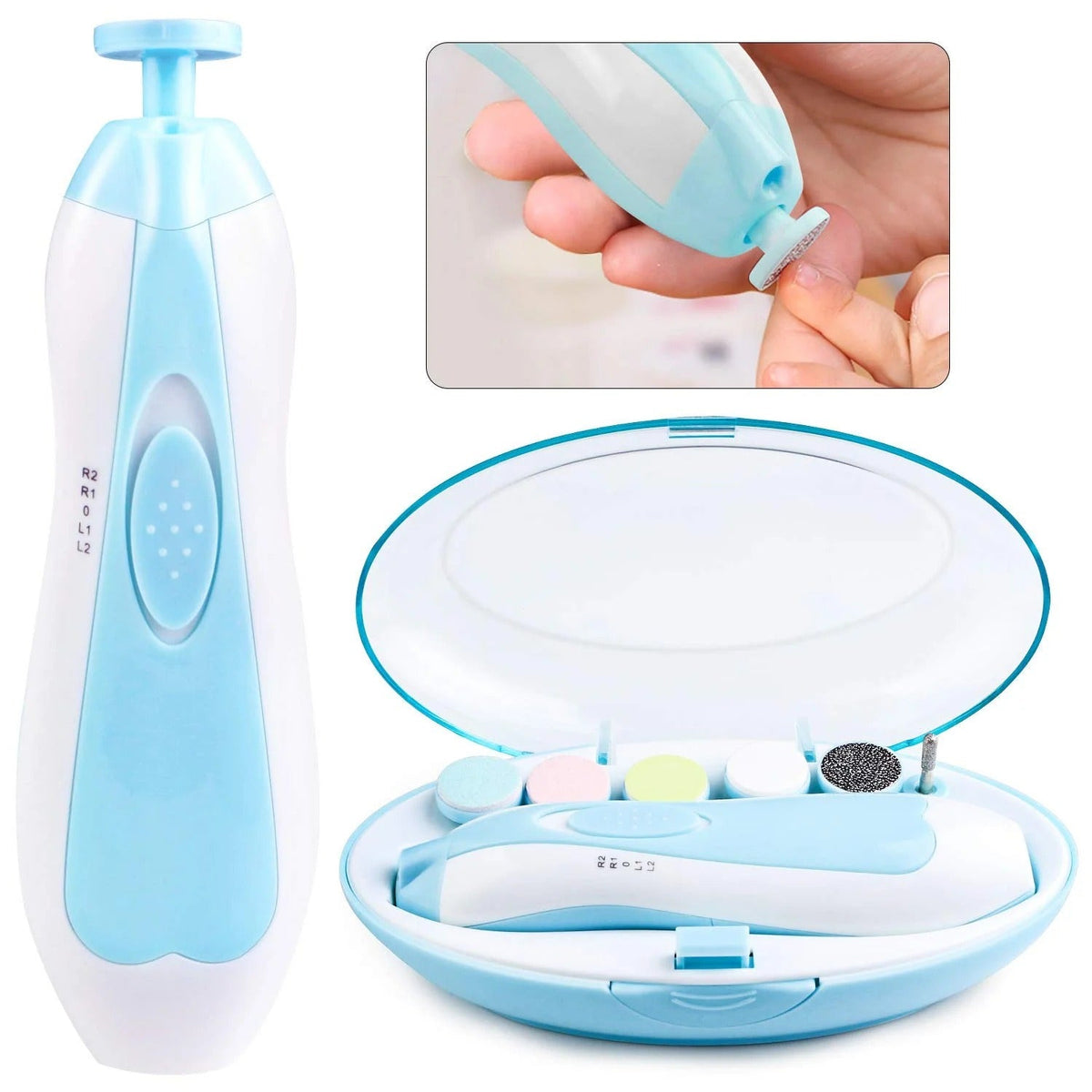 Electric Baby Nail Trimmer & Manicure Set
