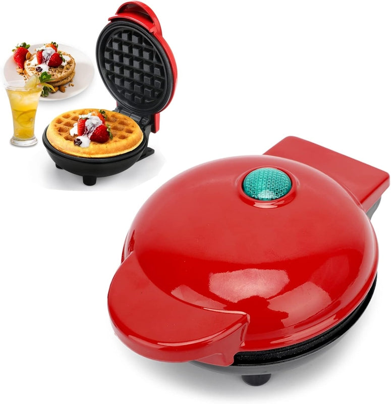 Compact Electric Mini Waffle Maker for Quick Breakfasts