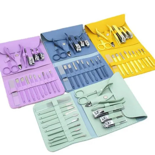 Professional Stainless Steel Manicure & Grooming Kit