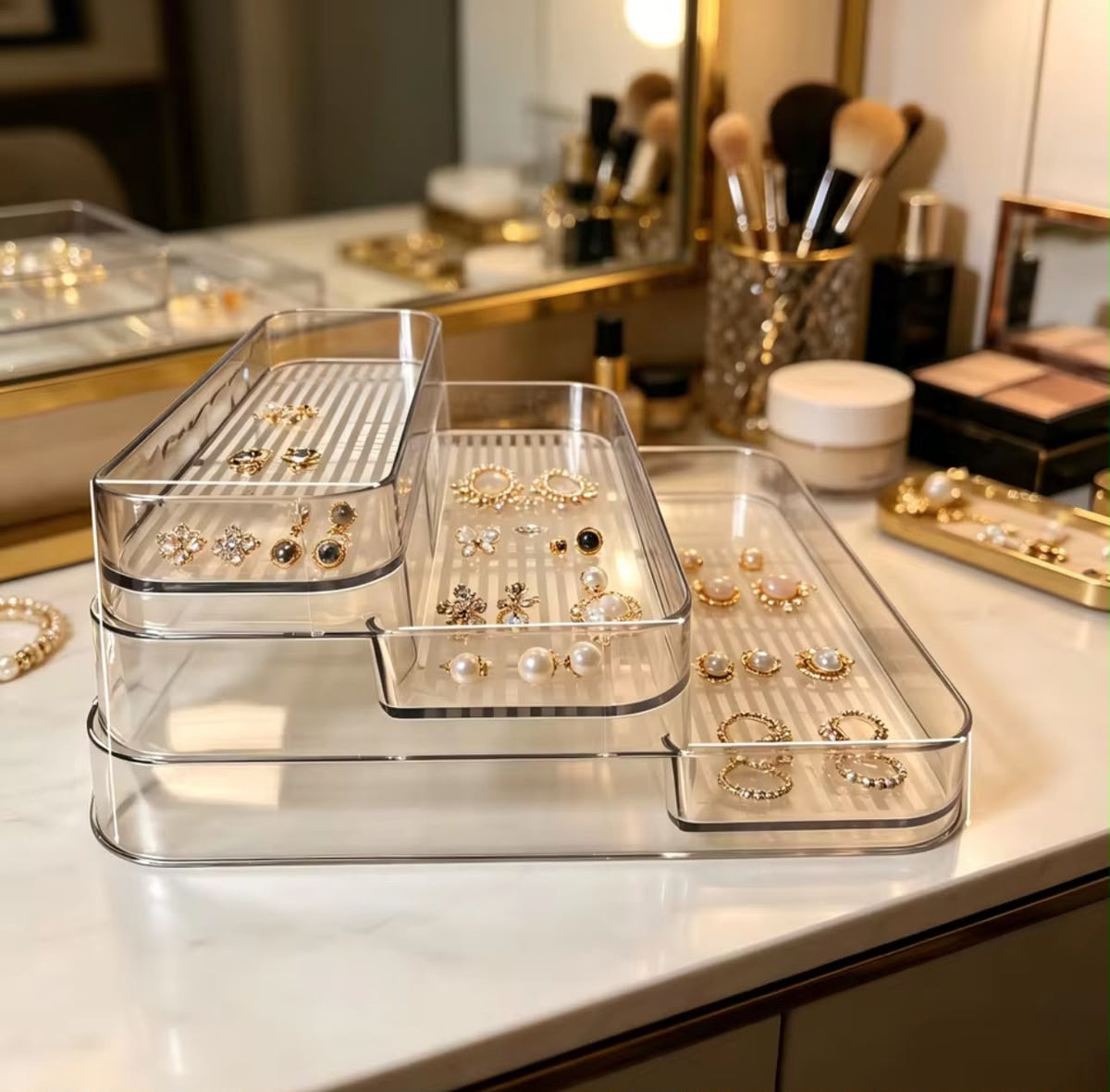 Desktop Perfume And Cosmetic Organizer