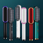 Professional Ceramic Hair Straightener Brush with Heat Protection