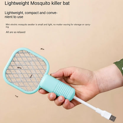 USB Rechargeable Mini Electric Mosquito Swatter