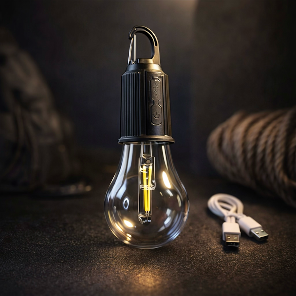 Portable Waterproof Hanging Camping Light Bulb