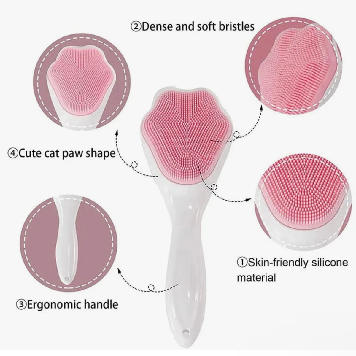 Silicone Face Scrubber Brush
