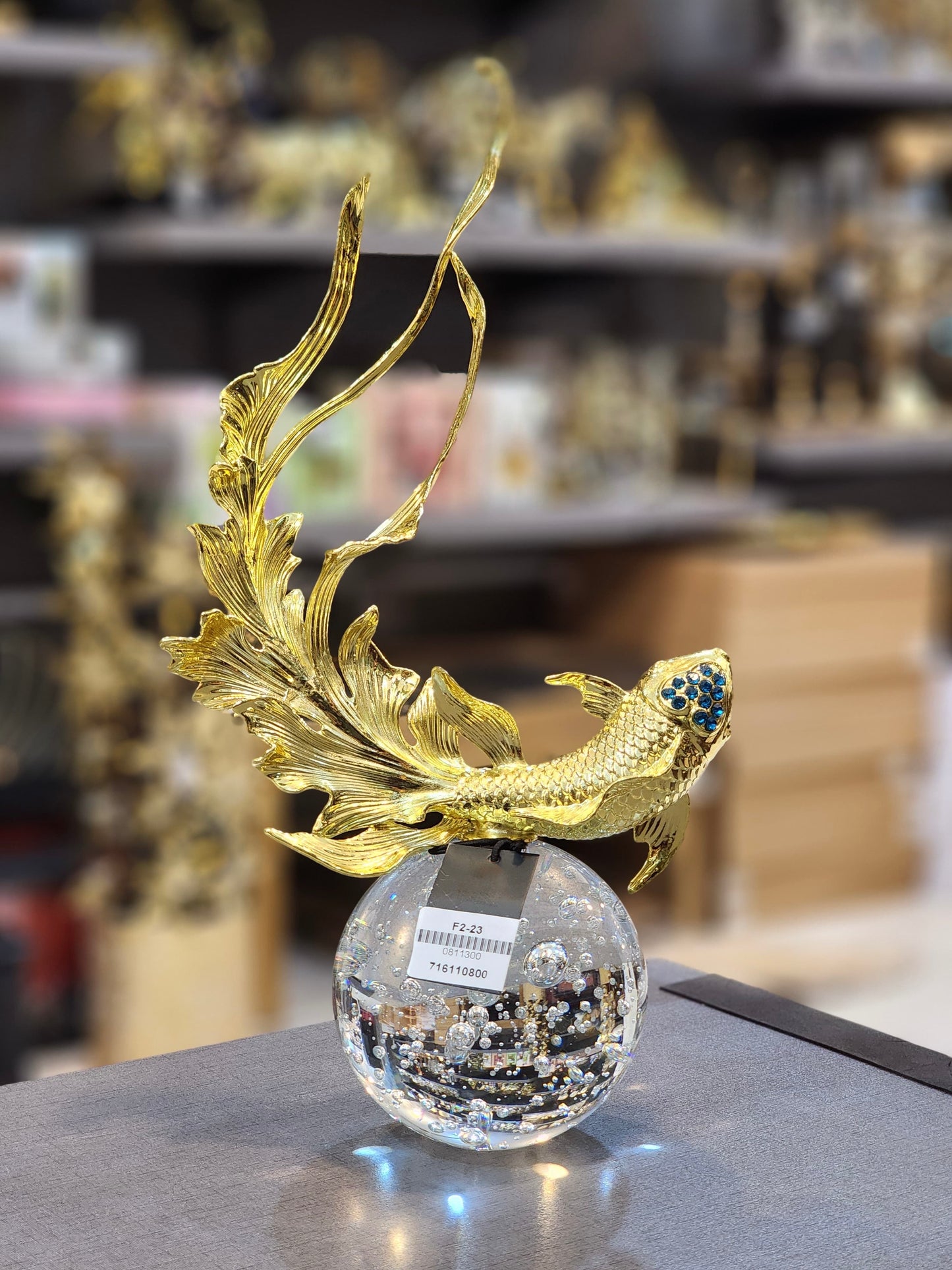 Golden Celestial Betta Figurine (Only In Karachi)