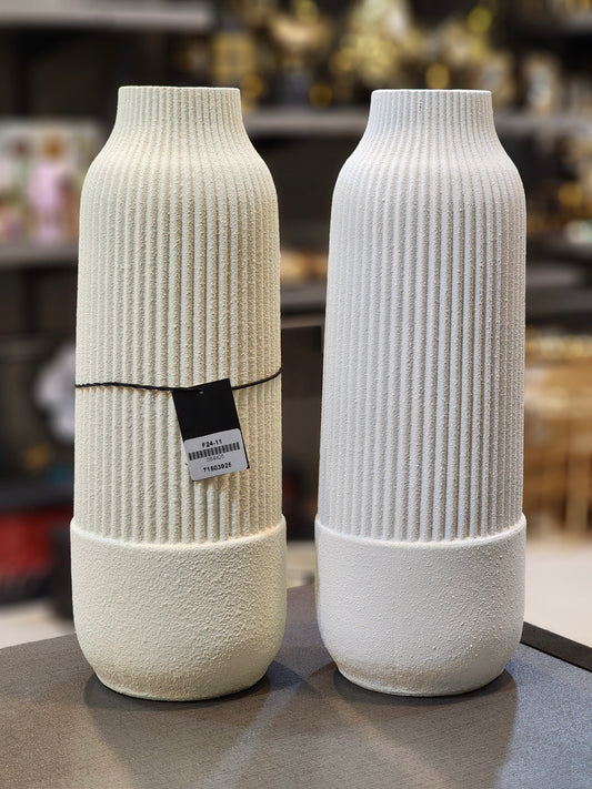 Modern Textured Column Vases