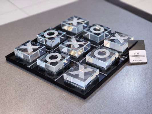 Luxury Crystal Tic-Tac-Toe Board Game