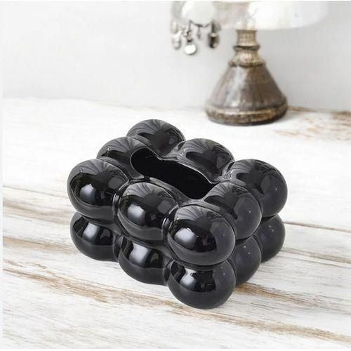 Ceramic Bubble Stack Tissue Box