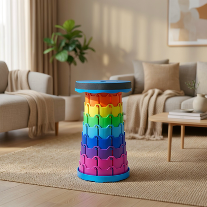 Portable Telescopic Folding Stool