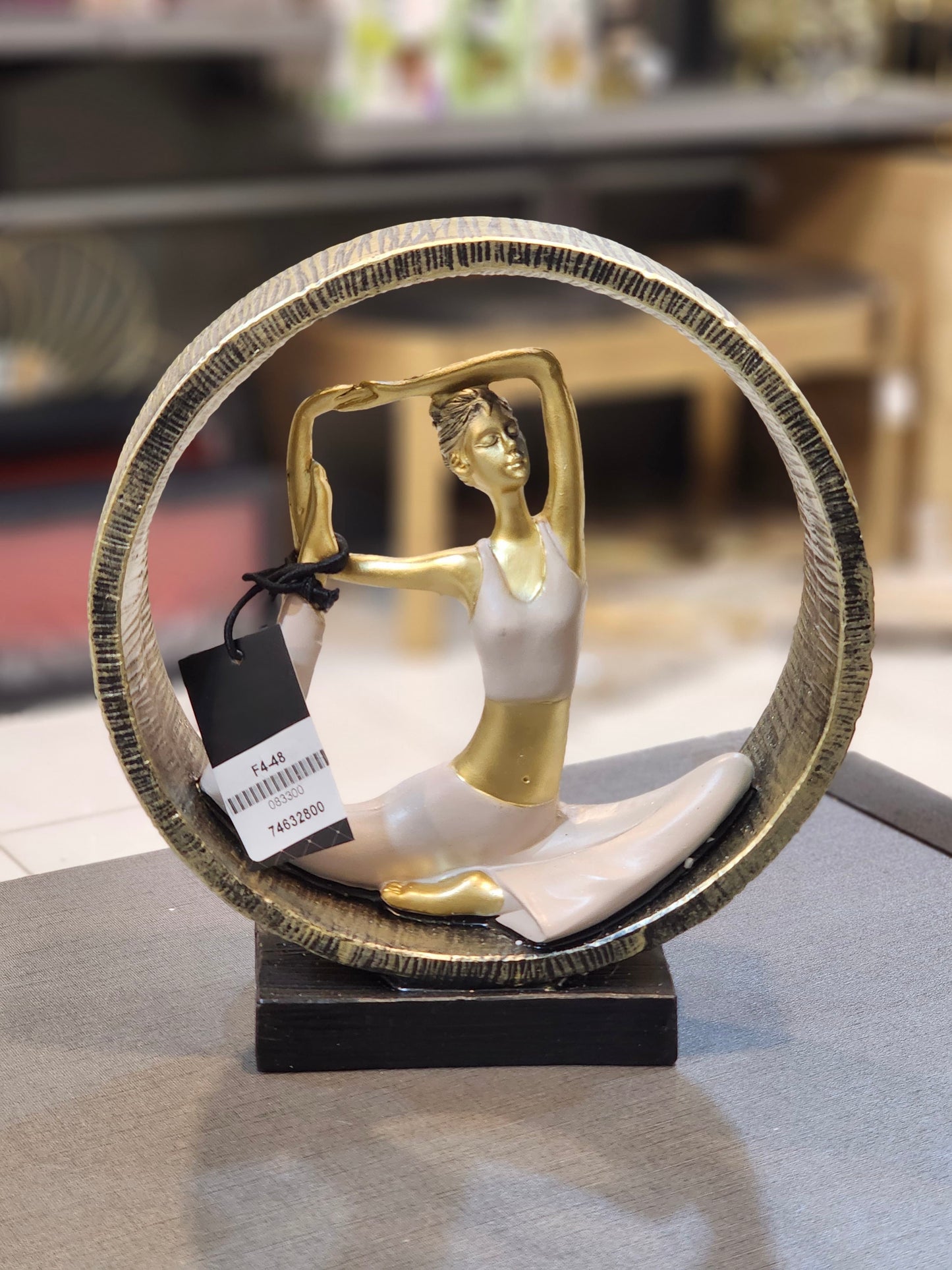 Elegant Yoga Practitioner Sculpture