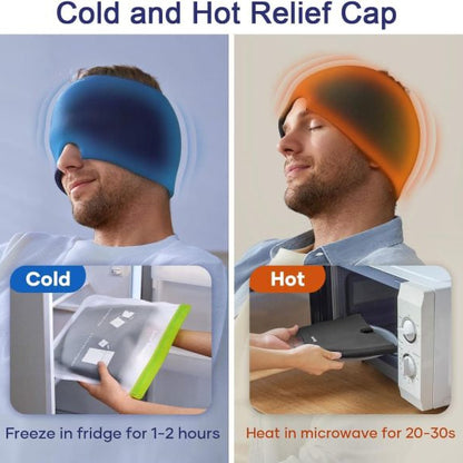 Migraine and Headache Relief Gel Ice Cap