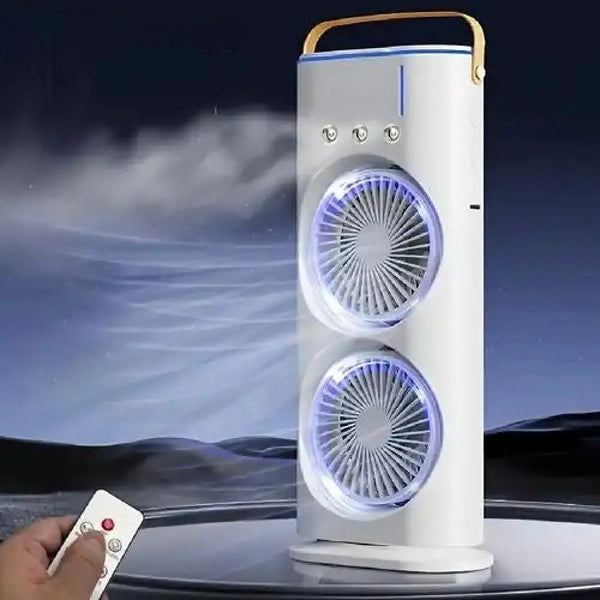 Portable Double-Ended Mist Spray Fan