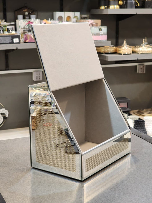 Glamorous Mirrored Storage Chest