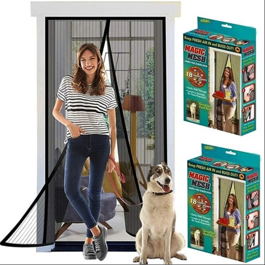 Magic Mesh Hands-Free Magnetic Screen Door