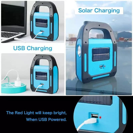 Multi-Functional Solar Rechargeable LED Work Light
