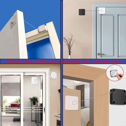 Universal Punch-Free Automatic Door Closer